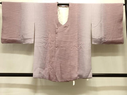 平和屋着物＃道行コート　菱文　暈し染め　正絹　逸品　未使用　CABI6338in