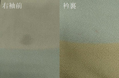 平和屋着物＃道中着　横段文　ロング丈　正絹　逸品　CABI6344in