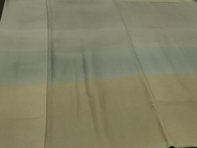 平和屋着物＃道中着　横段文　ロング丈　正絹　逸品　CABI6344in