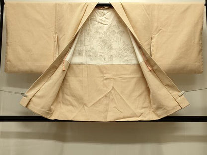 平和屋着物＃羽織　本塩沢　蚊絣　正絹　逸品　CABI6354in