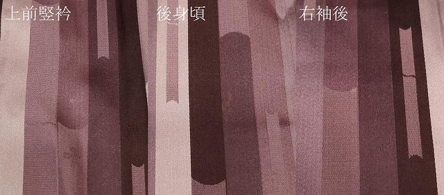 平和屋着物＃道行コート　雨コート　単衣　吉祥間道　ロング丈　正絹　逸品　CABI6356in