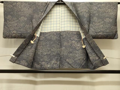 平和屋着物＃羽織　ろうけつ染め　風景草花文　正絹　逸品　CABI6360in