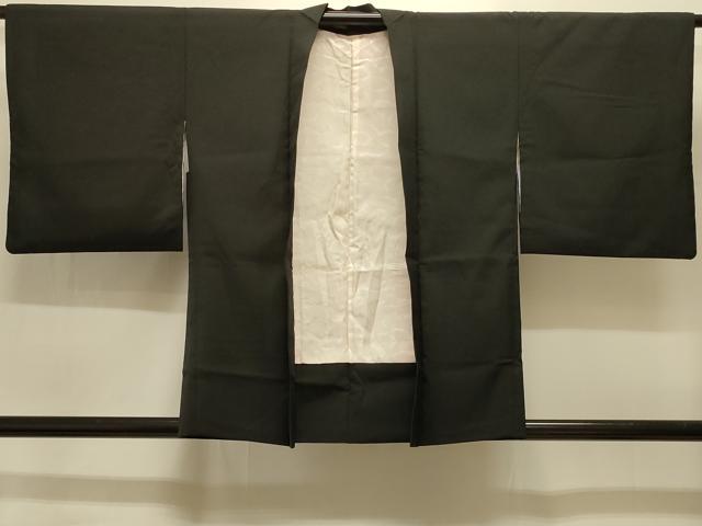 平和屋着物＃羽織　総刺繍　乱菊　黒地　金糸　洗える着物　CABI6364in