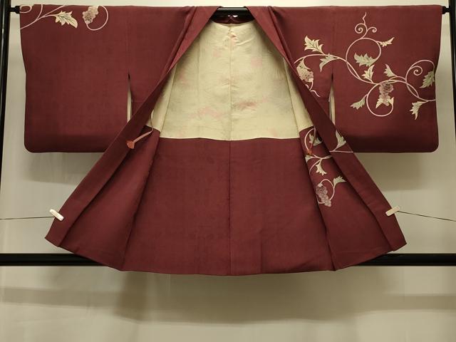 平和屋着物＃羽織　葡萄蔦の葉文　金彩　正絹　逸品　CABI6365in