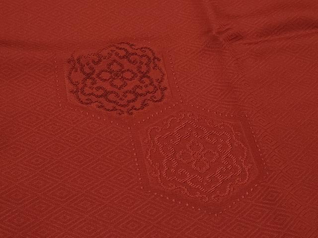 平和屋着物＃道行コート　亀甲花文　反端付き　正絹　逸品　未使用　CABI6369in
