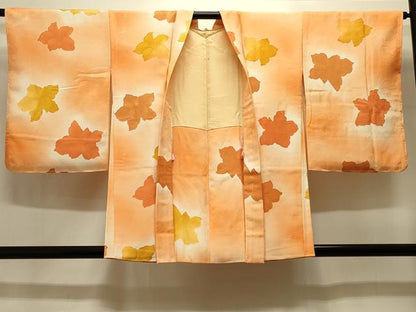 平和屋着物＃羽織　地紋起こし　花づくし　暈し染め　正絹　逸品　未使用　CABI6393in