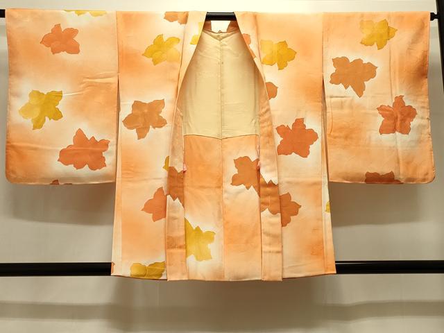 平和屋着物＃羽織　地紋起こし　花づくし　暈し染め　正絹　逸品　未使用　CABI6393in