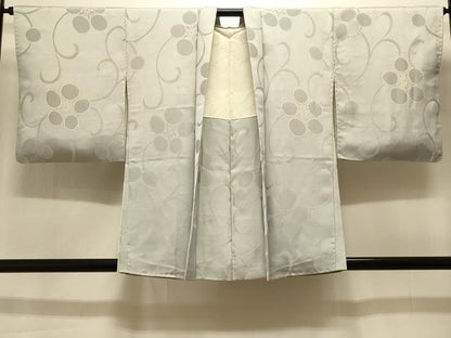 平和屋着物＃羽織　地紋起こし　花唐草文　正絹　逸品　CABI6399in