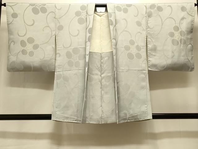 平和屋着物＃羽織　地紋起こし　花唐草文　正絹　逸品　CABI6399in