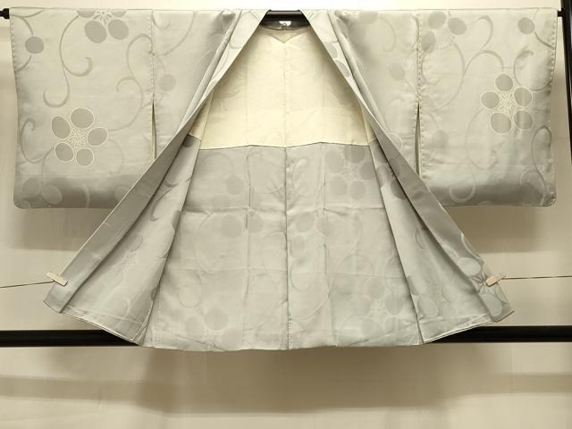 平和屋着物＃羽織　地紋起こし　花唐草文　正絹　逸品　CABI6399in