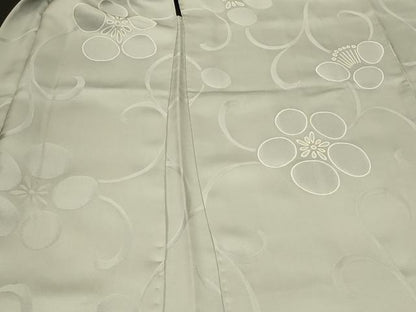 平和屋着物＃羽織　地紋起こし　花唐草文　正絹　逸品　CABI6399in