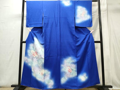 平和屋着物■訪問着　花籠文　暈し染め　正絹　逸品　CABI6408ou