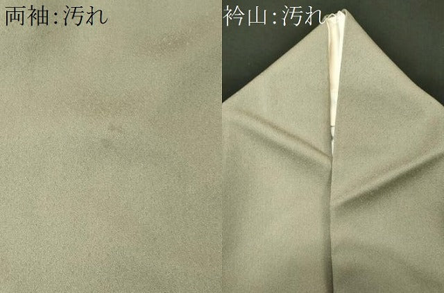 平和屋着物■豪華色留袖　駒刺繍飛鶴花松文　正絹　逸品　CABI6416ou