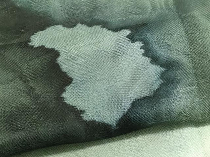 平和屋着物＊夏物　小紋　草花紋紗　霞文　暈し染め　さが美扱い　正絹　逸品　CABI6443ou