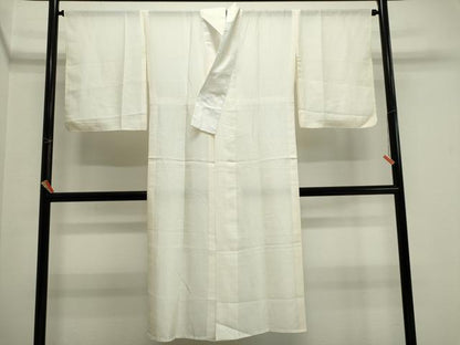 平和屋着物＊夏物　長襦袢　絽　鳥の子色　正絹　逸品　CABI6445ou