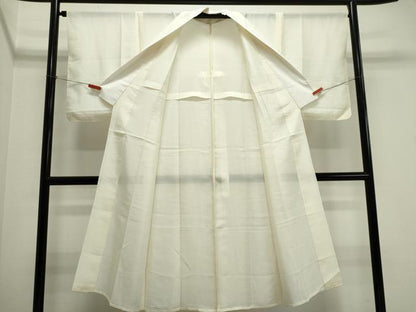 平和屋着物＊夏物　長襦袢　絽　鳥の子色　正絹　逸品　CABI6445ou