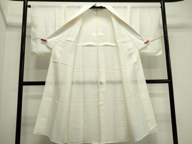 平和屋着物＊夏物　長襦袢　絽　鳥の子色　正絹　逸品　CABI6445ou