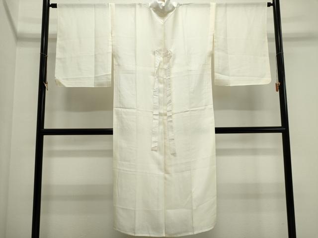 平和屋着物＊夏物　長襦袢　絽　鳥の子色　正絹　逸品　CABI6445ou