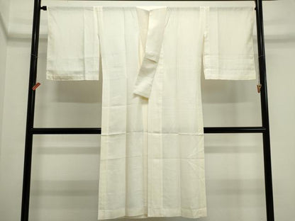 平和屋着物＊夏物　長襦袢　絽　鳥の子色　正絹　逸品　CABI6446ou