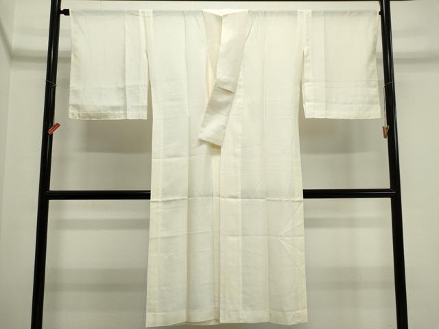 平和屋着物＊夏物　長襦袢　絽　鳥の子色　正絹　逸品　CABI6446ou