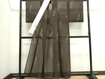 平和屋着物＊夏物　東郷織物謹製　本場大島紬　夏大島　160亀甲　短冊文　正絹　逸品　未使用　CABI6450ou
