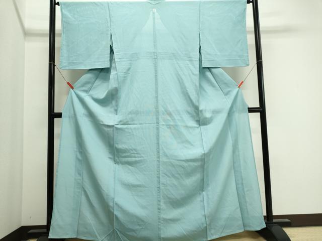 平和屋着物＊夏物　色無地　縦絽　瓶覗色　正絹　逸品　CABI6457ou