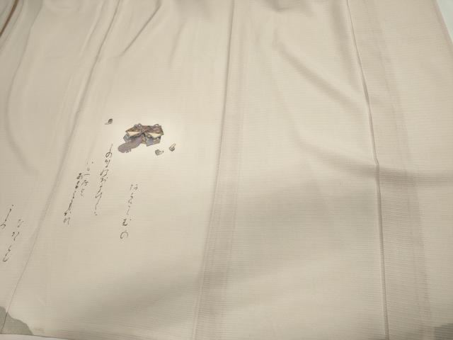 平和屋着物＊夏物　訪問着　絽　道長楽器文　金銀彩　ロング丈　正絹　逸品　CABI6461ou