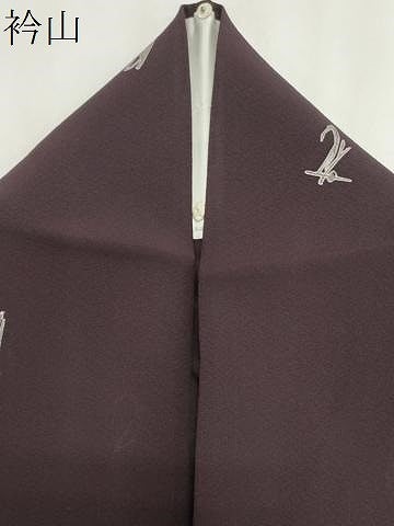 平和屋着物＊夏物　小紋　紗　文字文　正絹　逸品　CABI6462ou