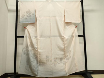 平和屋着物＊夏物　中国三大刺繍　スワトウ刺繍　総刺繍　訪問着　絽　花鳥文　反端付き　正絹　逸品　CABI6465ou