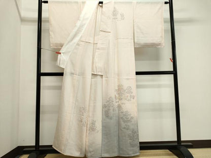 平和屋着物＊夏物　中国三大刺繍　スワトウ刺繍　総刺繍　訪問着　絽　花鳥文　反端付き　正絹　逸品　CABI6465ou