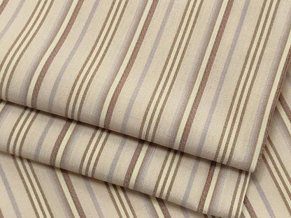 平和屋着物＊夏物　お召　紗　縞　　正絹　逸品　CABI6466ou