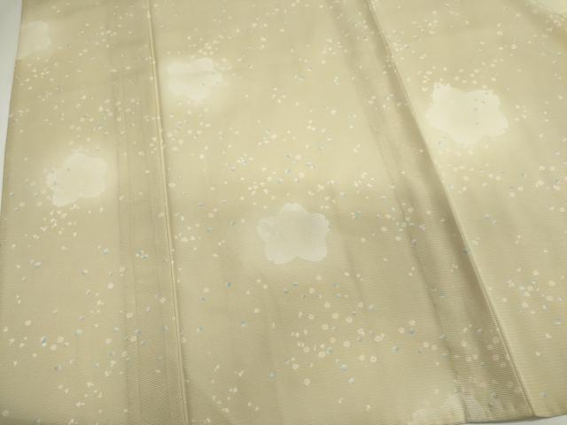 平和屋着物＊夏物　小紋　絽　舞花文　正絹　逸品　CABI6467ou
