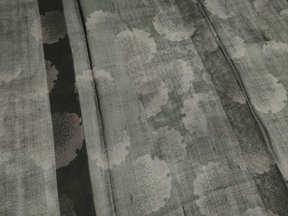 平和屋着物＊夏物　二代目 川村久太郎　訪問着　紗紬　雪輪文　正絹　逸品　CABI6469ou