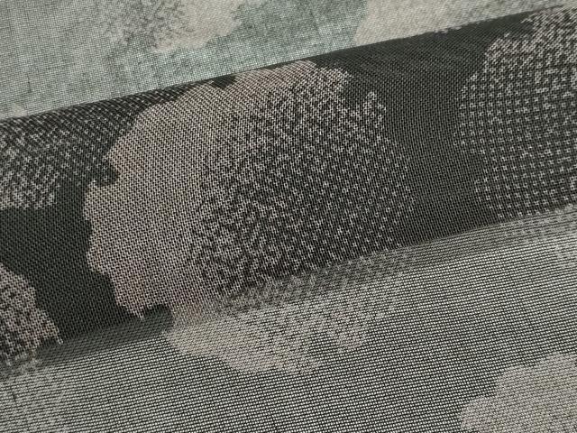 平和屋着物＊夏物　二代目 川村久太郎　訪問着　紗紬　雪輪文　正絹　逸品　CABI6469ou