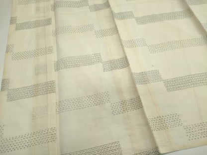 平和屋着物＊夏物　紗紬　横段文　正絹　逸品　未使用　CABI6471ou