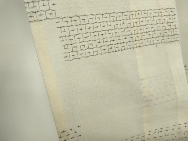 平和屋着物＊夏物　紗紬　横段文　正絹　逸品　未使用　CABI6471ou