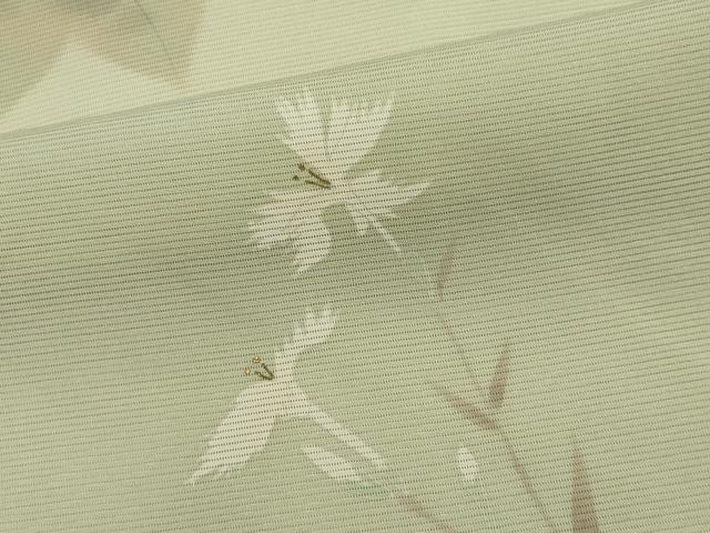 平和屋着物＊夏物　訪問着　絽　枝花文　金彩　ロング丈　正絹　逸品　CABI6475ou