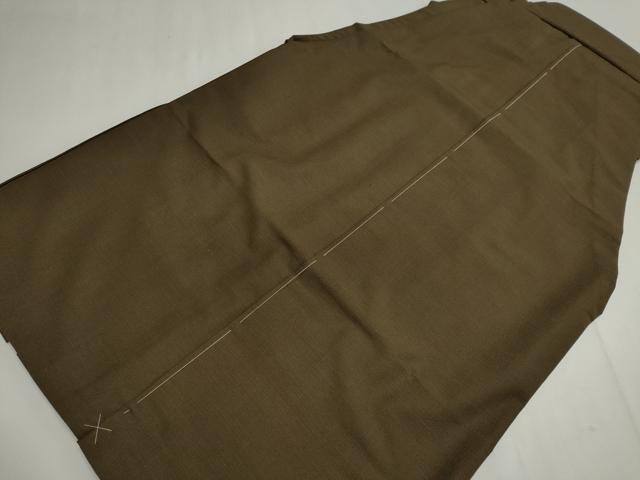 平和屋着物＊夏物　男性　行灯袴　蒲茶色　逸品　未使用　CABI6476ou