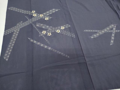 平和屋着物＊夏物　訪問着　絽　吉祥花文　金彩　正絹　逸品　CABI6478ou