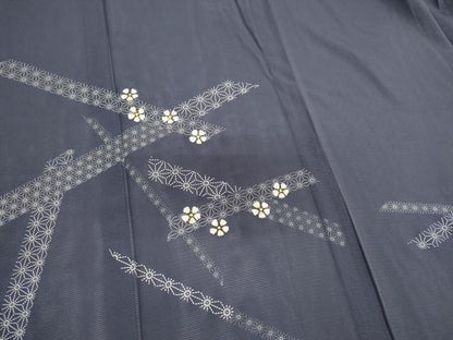 平和屋着物＊夏物　訪問着　絽　吉祥花文　金彩　正絹　逸品　CABI6478ou