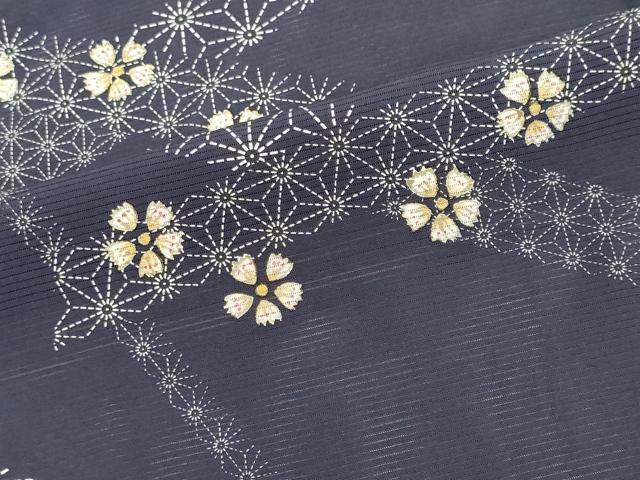 平和屋着物＊夏物　訪問着　絽　吉祥花文　金彩　正絹　逸品　CABI6478ou