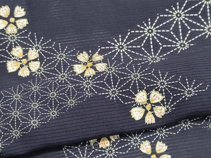 平和屋着物＊夏物　訪問着　絽　吉祥花文　金彩　正絹　逸品　CABI6478ou