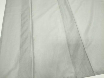平和屋着物＊夏物　男性　色無地　絽　白鼠色　洗える着物　CABI6480ou
