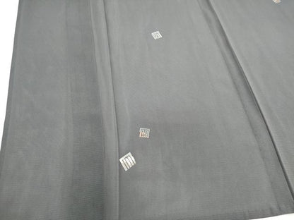 平和屋着物＊夏物　東京の老舗呉服問屋　菱一　小紋　絽　あやね格路　伊と幸　反端付き　正絹　逸品　CABI6485ou