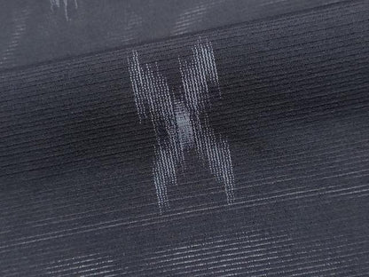 平和屋着物＊夏物　小紋　絽　絣文様　正絹　逸品　CABI6491ou