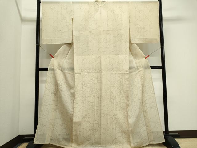 平和屋着物＊夏物　訪問着　紗　芒文　正絹　逸品　CABI6493ou