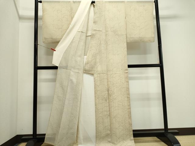 平和屋着物＊夏物　訪問着　紗　芒文　正絹　逸品　CABI6493ou