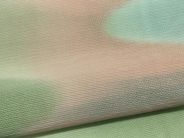 平和屋着物＊夏物　訪問着　絽　霞文　暈し染め　正絹　逸品　CABI6498ou