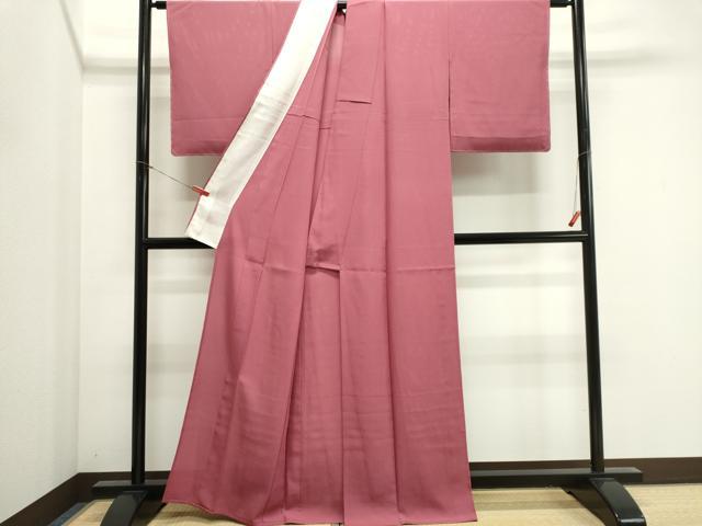 平和屋着物＊夏物　色無地　絽　長春色　正絹　逸品　未使用　CABI6500ou