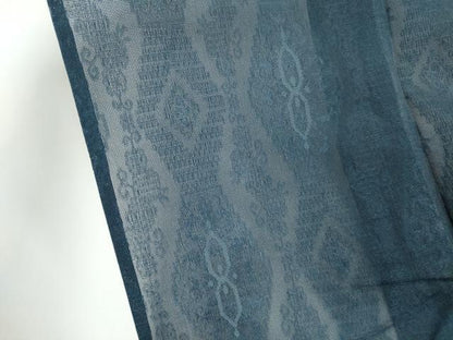 平和屋着物＊夏物　お召　紗　幾何学文　正絹　逸品　CABI6501ou